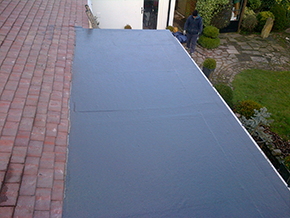 GRP Fibreglass Flat Roofing Surrey - After